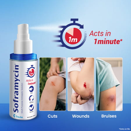 Soframycin Multi Purpose Antiseptic Solution 100 Ml
