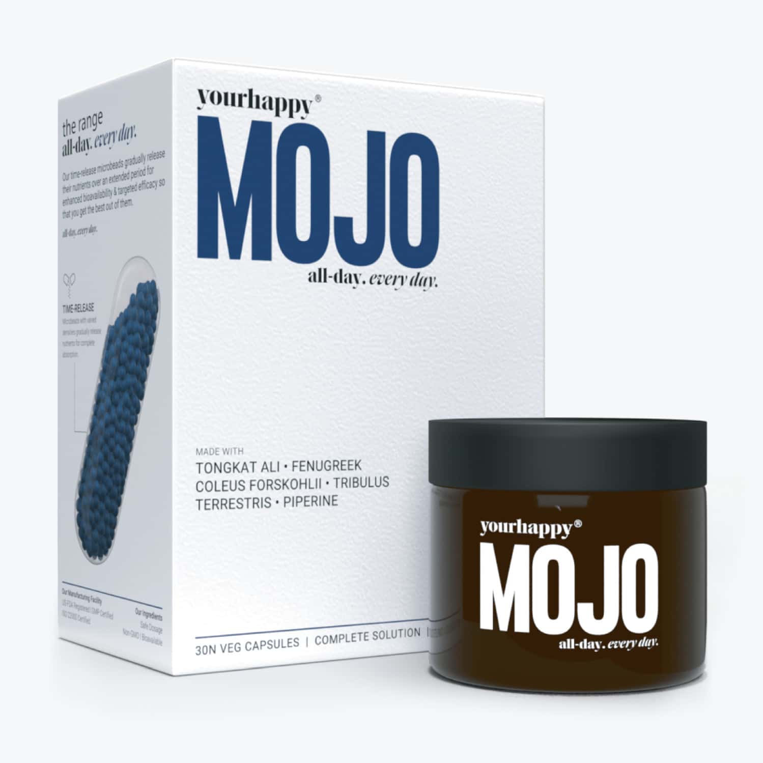 Yourhappylife Mojo Testosterone Supplement For Men - 30 Capsules