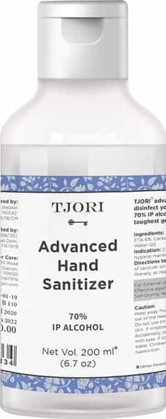Tjori Advanced Gel Based  Hand Sanitizer  Bottle Of 200 Ml