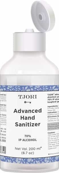 Tjori Advanced Gel Based  Hand Sanitizer  Bottle Of 200 Ml