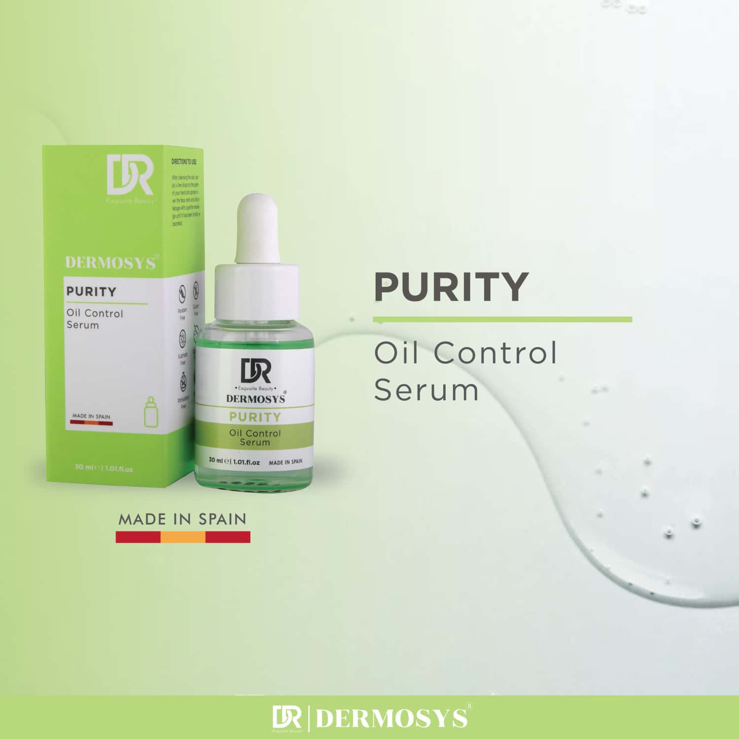 Buy DERMOSYS PURITY OIL CONTROL SERUM HAMAMELIS, THYME & CAMPHOR