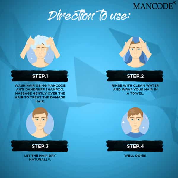 Mancode Anti Dandruff Shampoo 200Ml