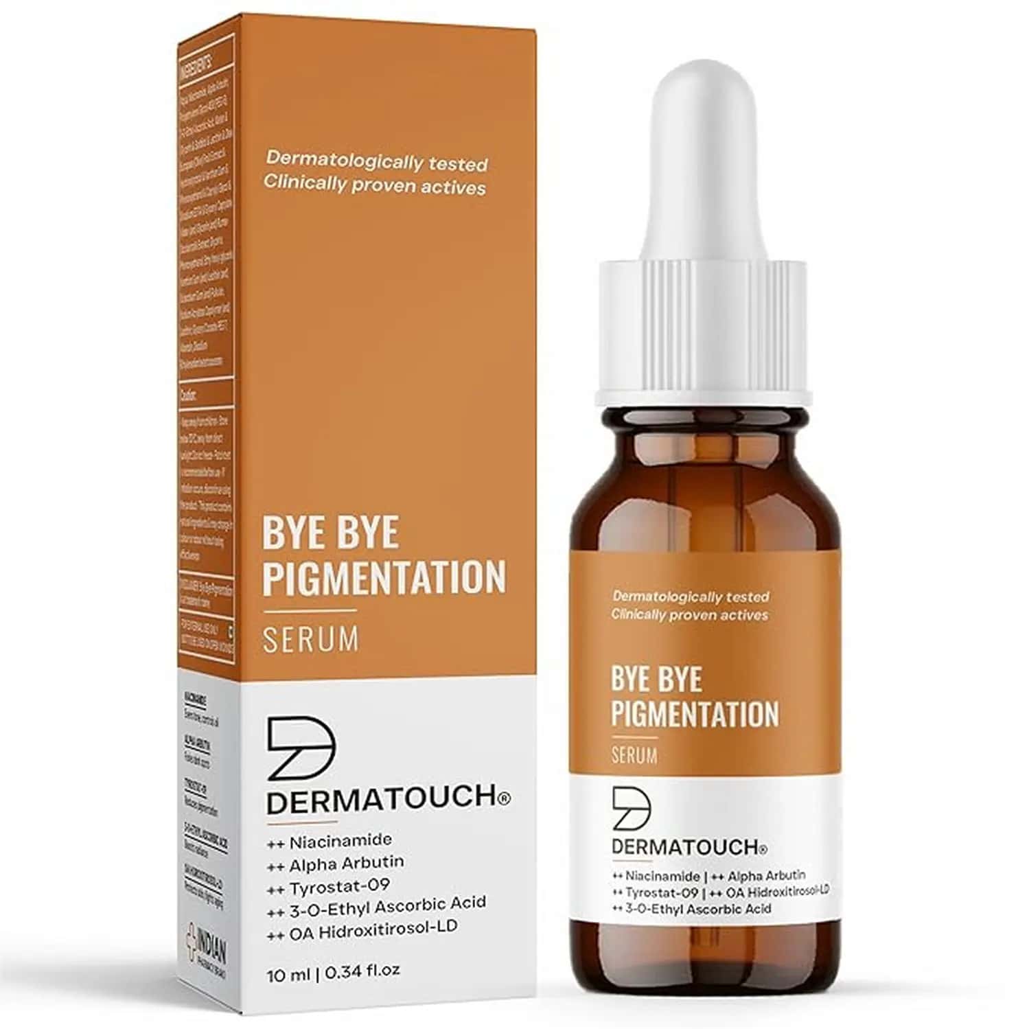 Dermatouch Bye Bye Pigmentation Serum | Pigmentation & Dark Spots | All Skin Types | Unisex | 10ml