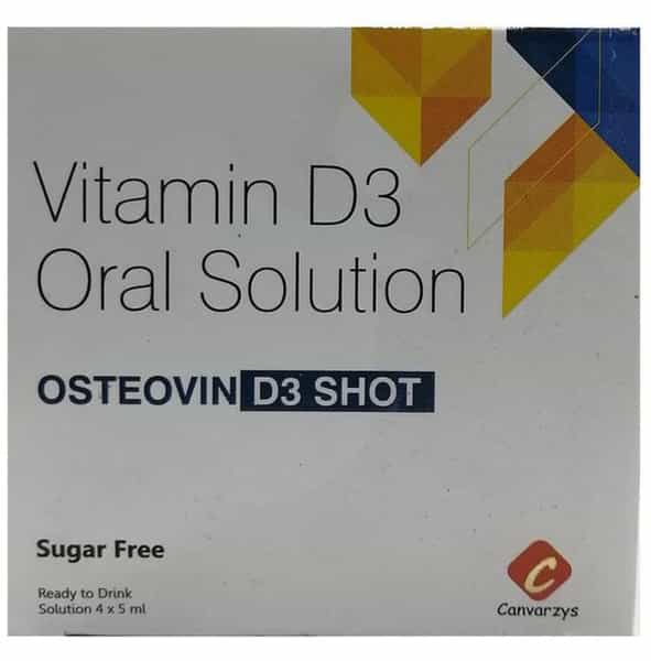 Osteovin D3 Shot Sugar Free Oral Solution 5 Ml