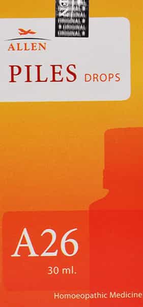 Allen Laboratories A26 Piles Drops 30Ml