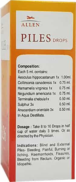 Allen Laboratories A26 Piles Drops 30Ml