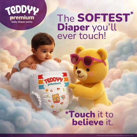 Teddyy Baby Pants Premium Med 36x8 C