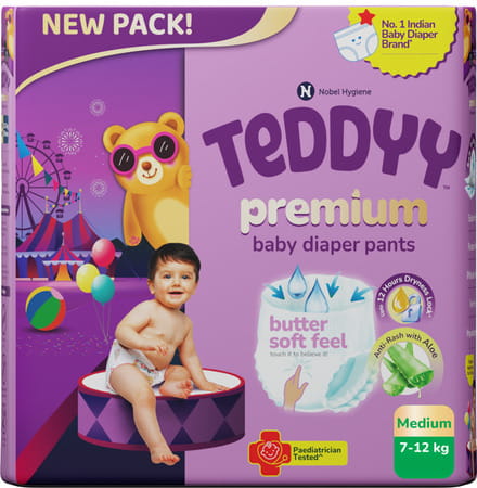 Teddyy Baby Pants Premium Med 36X8 C