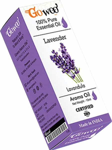 Go Woo 100% Pure Lavender Oil Steam Distilled Virgin 10 Ml