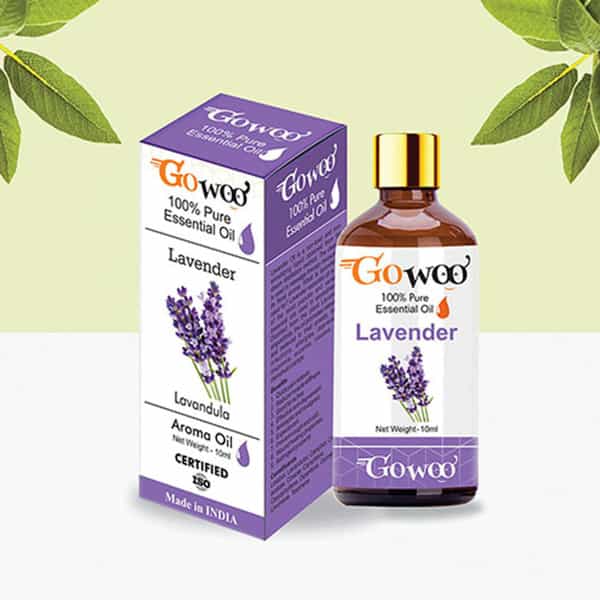 Go Woo 100% Pure Lavender Oil Steam Distilled Virgin 10 Ml