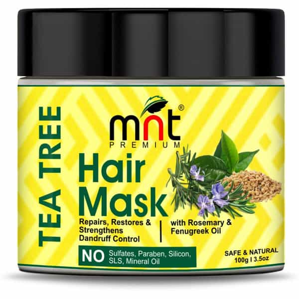 Mnt Tea Tree Hair Mask With Rosemary & Fenugreek Oil (100G) For Hair Repair (100 G)