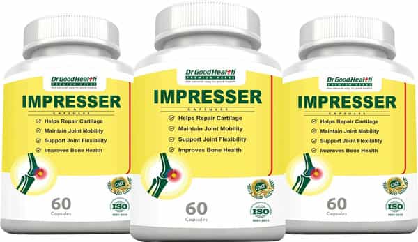 Dr Goodhealth Pain Relief Impresser Capsule Ayurvedic Formulations For Joint Pack Of 3 180 Capsules