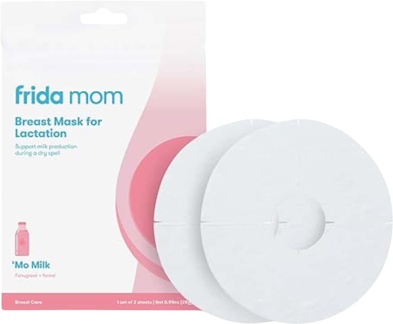Frida Mom Breast Mask For Lactation Women Fenugreek Fennel 2 Sheets