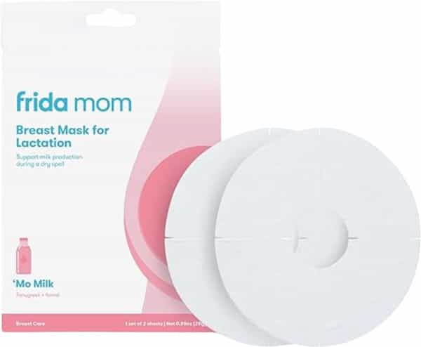 Frida Mom Breast Mask For Lactation Women Fenugreek Fennel 2 Sheets