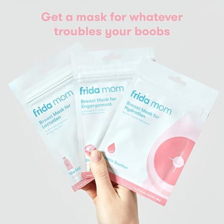 Frida Mom Breast Mask For Lactation Women Fenugreek Fennel 2 Sheets