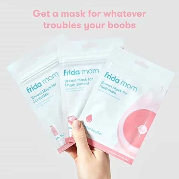 Frida Mom Breast Mask For Lactation Women Fenugreek Fennel 2 Sheets