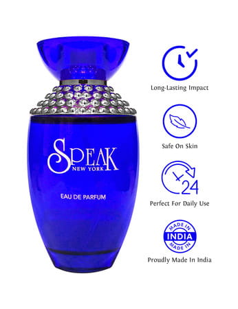 Sweet Heart Speak New York (Blue) Long Lasting Eau De Perfume 100ml