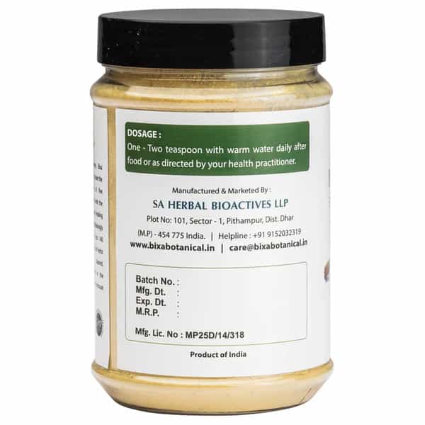 Bixa Botanical Mulethi Root Powder(Licorice) - Supports Respiratory Wellness 200G