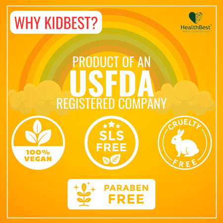 Healthbest Appetite Stimulant Syrup For Kids Enhances Appetite | Maintain Healthy Weight - 200ml