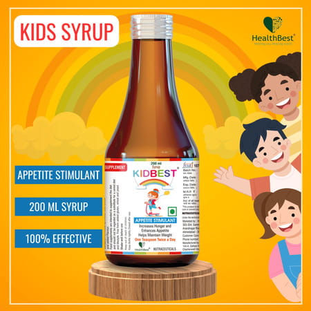 Healthbest Kidbest Appetite Stimulant Syrup For Kids - 200ml