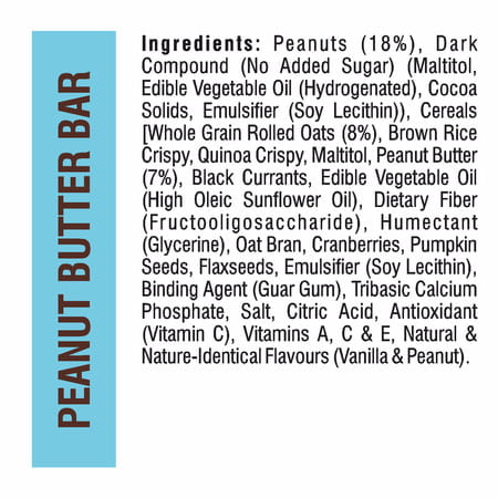 Ritebite Peanut Butter Breakfast & Nutrition Bar 40G - Pack Of 1