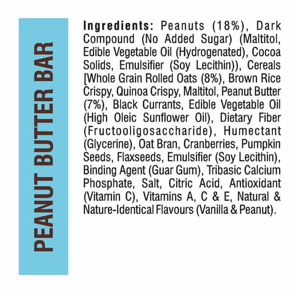 Ritebite Peanut Butter Breakfast & Nutrition Bar 40G - Pack Of 1