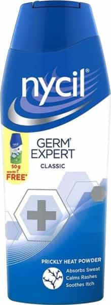 Nycil Prickly Heat Powder - Classic | 150 G (Get Nycil Cool Classic 50 G Free)