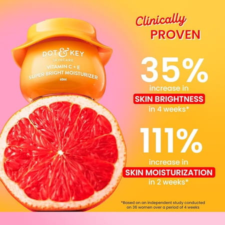 Dot & Key Vitamin C + E Sorbet Super Bright Moisturizer | Oil Free | All Skin Types| 60ml