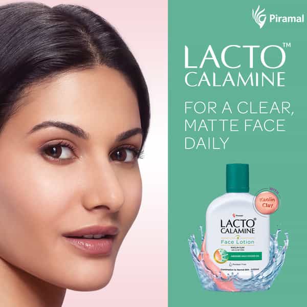 Lacto Calamine Oil Balance Daily Face Care Lotion - Aloe Vera -120Ml (Pack Of 2)