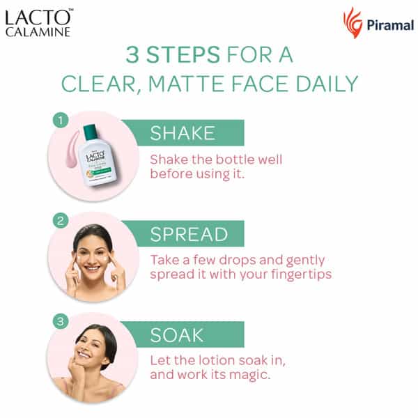 Lacto Calamine Oil Balance Daily Face Care Lotion - Aloe Vera -120Ml (Pack Of 2)