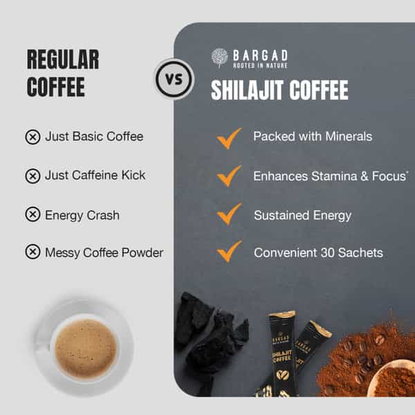 Bargad 100% Pure Himalayan Shilajit Resin - Natural Extract | Third-Party Lab Tested - 30 Sachets