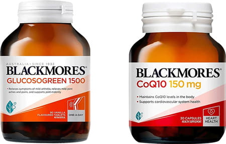 Blackmores - Glucosogreen (90 Cap) & Coq10 For Joint Support & Immunity Pack Of 2