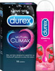 Durex Mutual Climax Condoms For Men & Women - 10 Count With Durex Water Based Lube Cherry