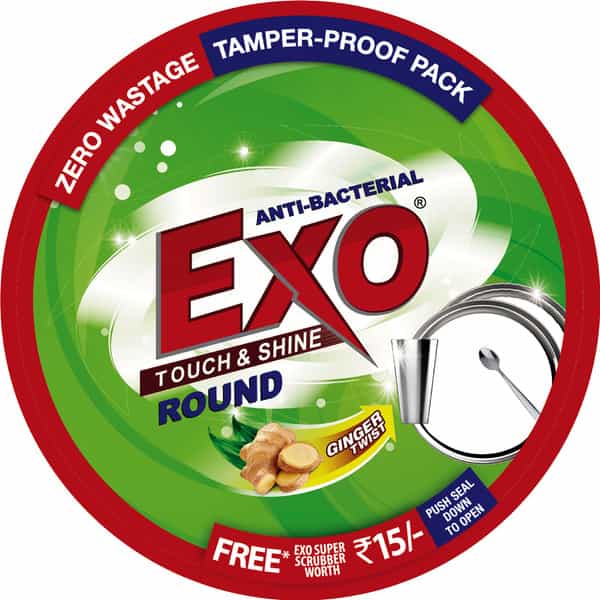 Exo Touch & Shine Round Dishwash Bar (700 G)
