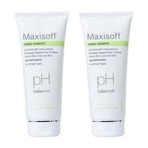 Maxisoft Herbal Shampoo | Hair Fall Control | For All Hair Types | Tube | 200 Ml | Pack Of 2