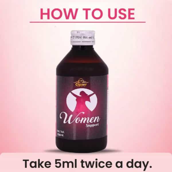 Cipzer Women Support Syrup 200Ml | Ayurvedic Care For Uterine Health & Menstrual Wellness