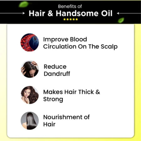 Cipzer Hair & Handsome Oil | Promotes Hair Growth & Strengthens Hair | 100 Ml (Pack Of 1)