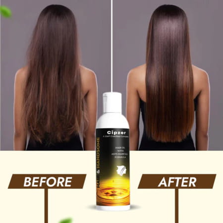 Cipzer Hair & Handsome Oil | Promotes Hair Growth & Strengthens Hair | 100 Ml (Pack Of 1)
