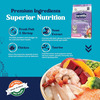 Carniwel Fresh Fish & Shrimp Kitten Dry Cat Food 1 Kg | Fresh & Natural Ingredients