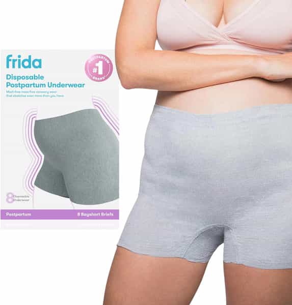 Frida Mom Disposable Postpartum Underwear Women High Waist Stretchable 8 Count
