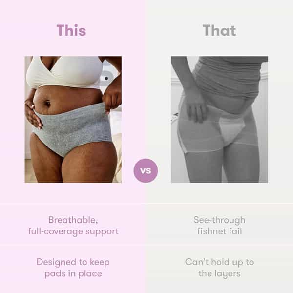 Frida Mom Disposable Postpartum Underwear Women High Waist Stretchable 8 Count