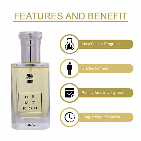 Ajmal Wisal Eau De Parfum 50Ml Perfume For Women And Neutron Eau De Parfum 100Ml Perfume For Men