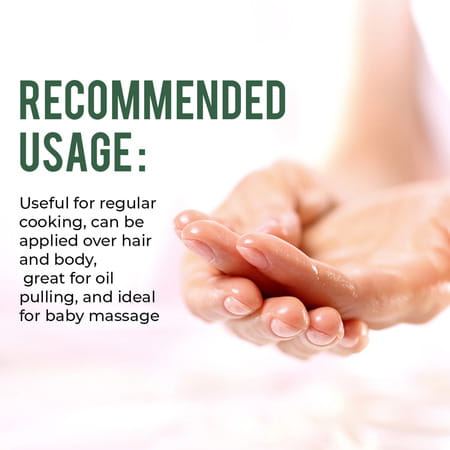 Pure Nutrition Cold Pressed Raw Virgin Coconut Oil | 100% Edible - 500 Ml (Pet Bottle)