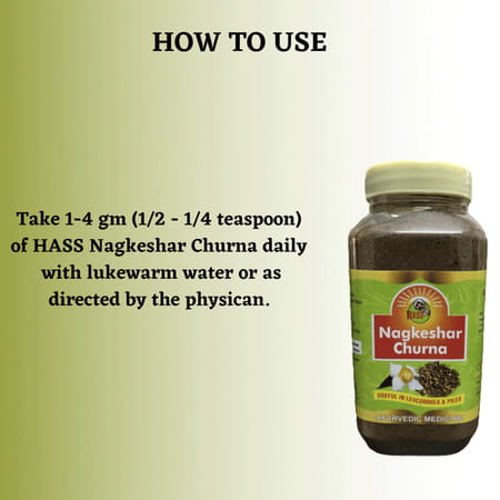 Hass Nagkeshar Churna - Nagkesar Powder- For Bleeding Piles For Leucorrhoea (1x1 Kilogram)