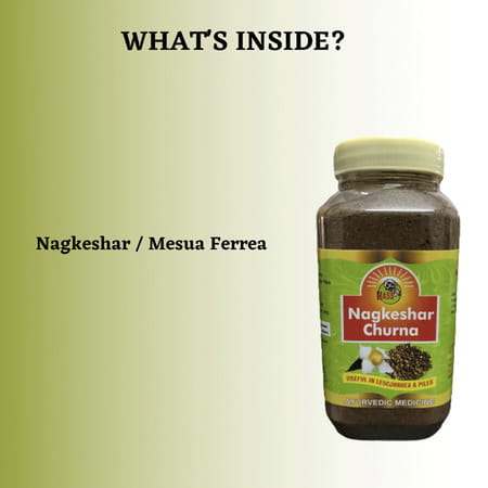 Hass Nagkeshar Churna - Nagkesar Powder- For Bleeding Piles For Leucorrhoea (1x1 Kilogram)