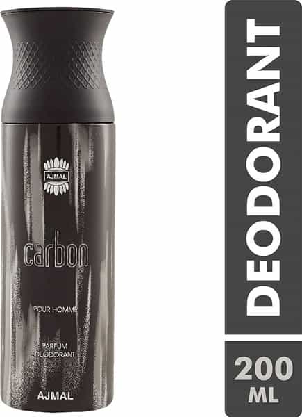 Ajmal Carbon Perfume Deodorant 200Ml For Men