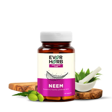 Everherb (By Pharmeasy) Neem - Immunity Booster - Hair & Skin Detoxifier - Bottle Of 60