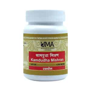 Uma Ayurveda Kamdudha Mishran Ayurvedic Tablets 80 Tab