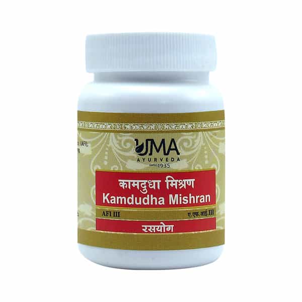 Uma Ayurveda Kamdudha Mishran Ayurvedic Tablets 80 Tab