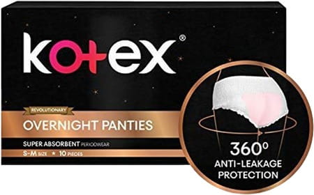 Kotex Overnight Panties - 10 Count (Small/Medium)